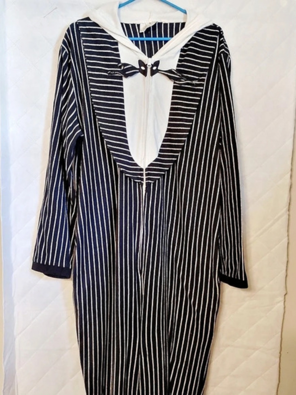 Disney The Nightmare Before Christmas Jack Skellington Union Suit Black & White